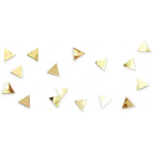 Adorno de pared triángulos dorados