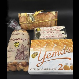 Pack 2 Dulces de Almazán - Yemas, Paciencias, Guirlache y Pastas