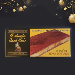 Turrón artesano de yema tostada