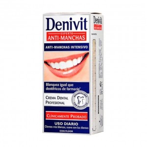 Denivit Dentífrico Anti-Manchas 50ml (lote de 5 tubos)