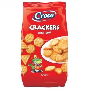 CROCO SALTED CRACKERS 400 GR