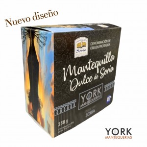 Mantequilla de Soria dulce. Lata 250 gr. D.O.P