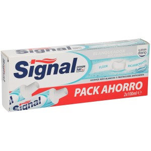 SIGNAL pasta dentífrica blanqueador bicarbonato pack 2x75ML